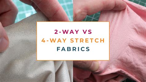 two way stretch metallic fabric|2 way stretch vs 4.